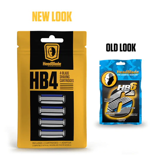 Blade Cartridge Refills HB4 4 cartridges (new package design)