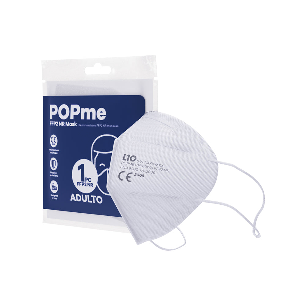 Single Use FFP2 NR Mask EN 149 White