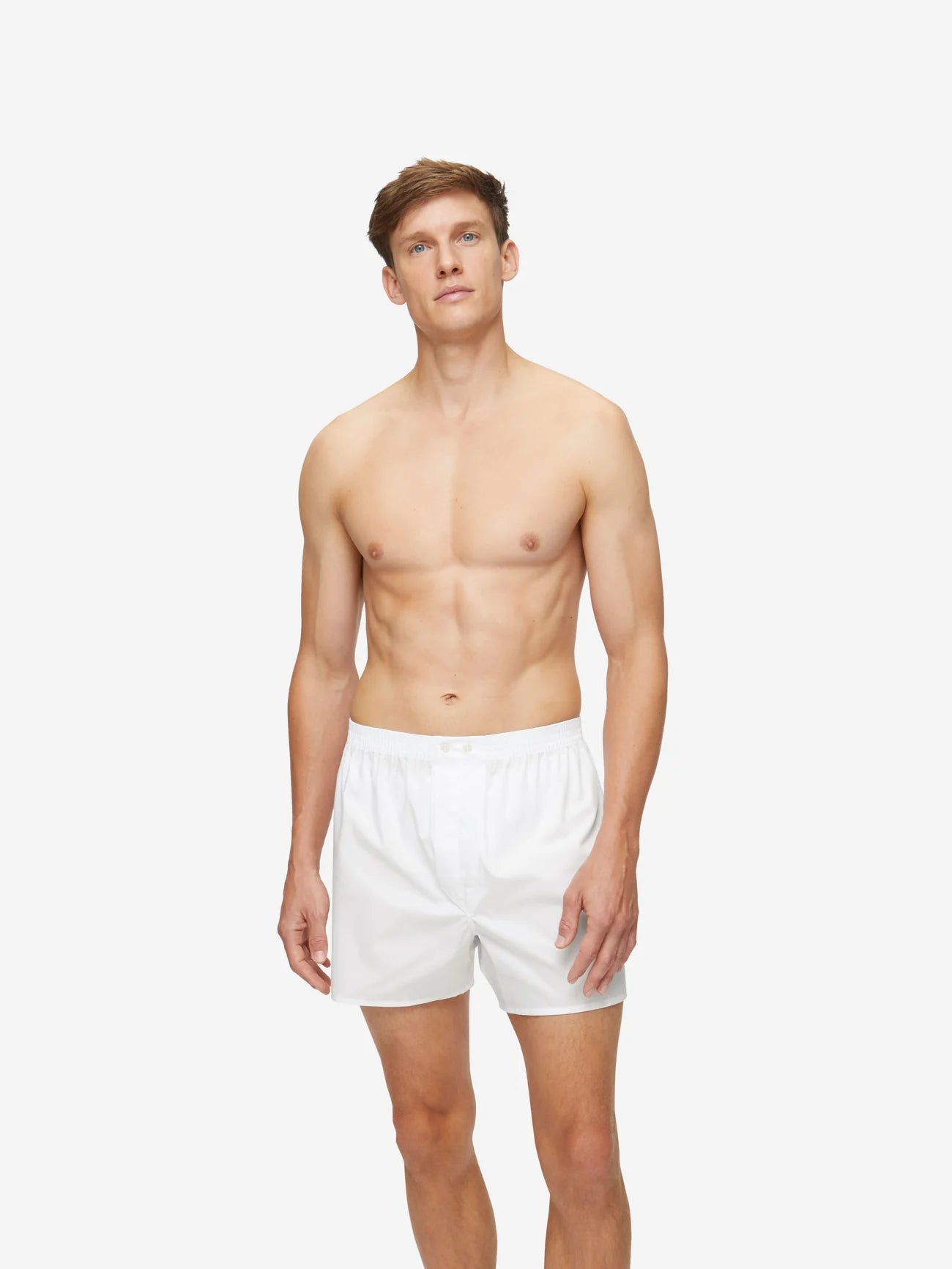 Men's Classic Fit Boxers Savoy Cotton White