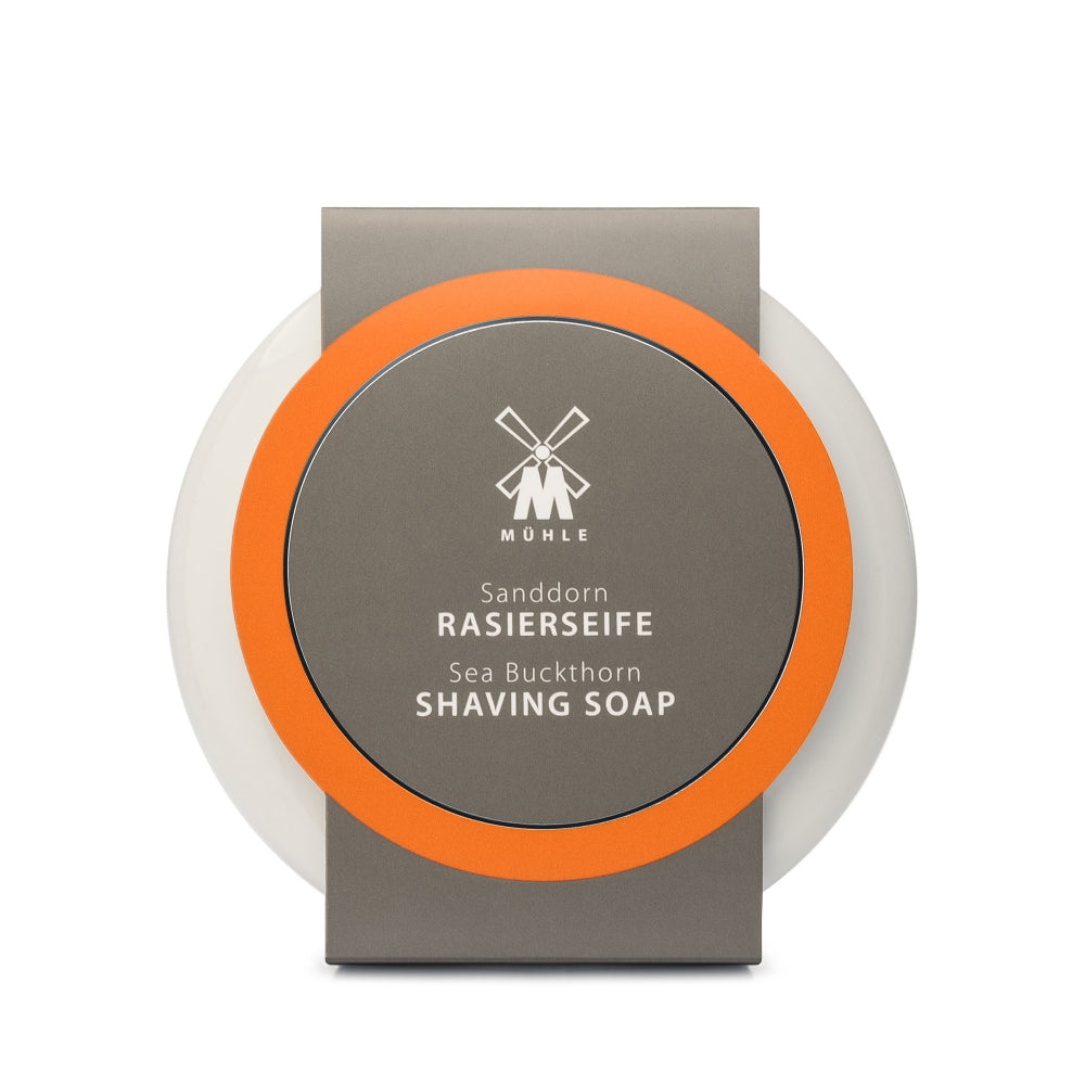 Shaving Soap in porcelain bowl Sea Buckthorn 65g