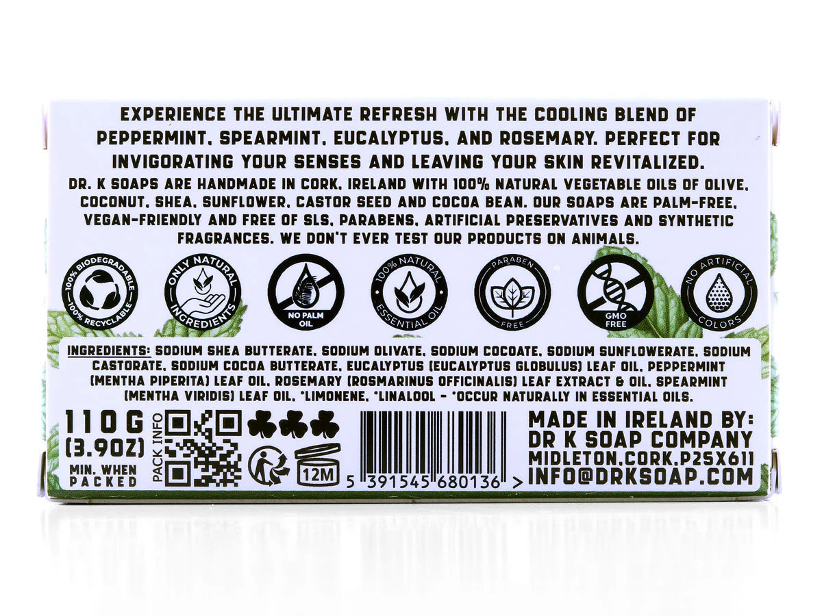 Ķermeņa un bārdas ziepes Cool Mint 110gr