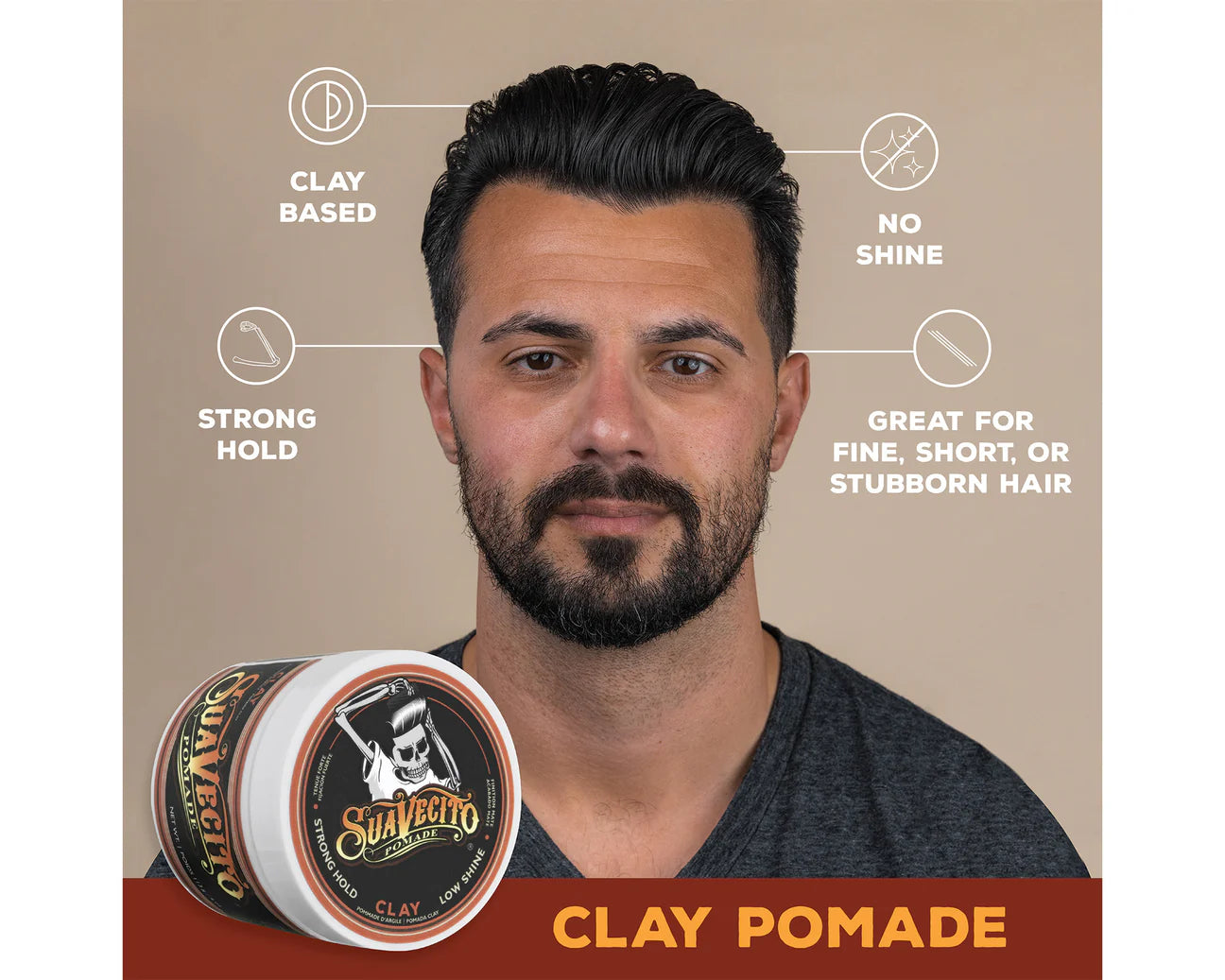 Clay Pomade (Firme Clay) 113gr