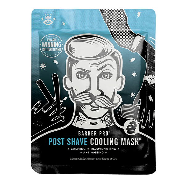 BARBER PRO Post Shave Cooling Mask with Anti-Ageing Collagen 30g x 1 pcs